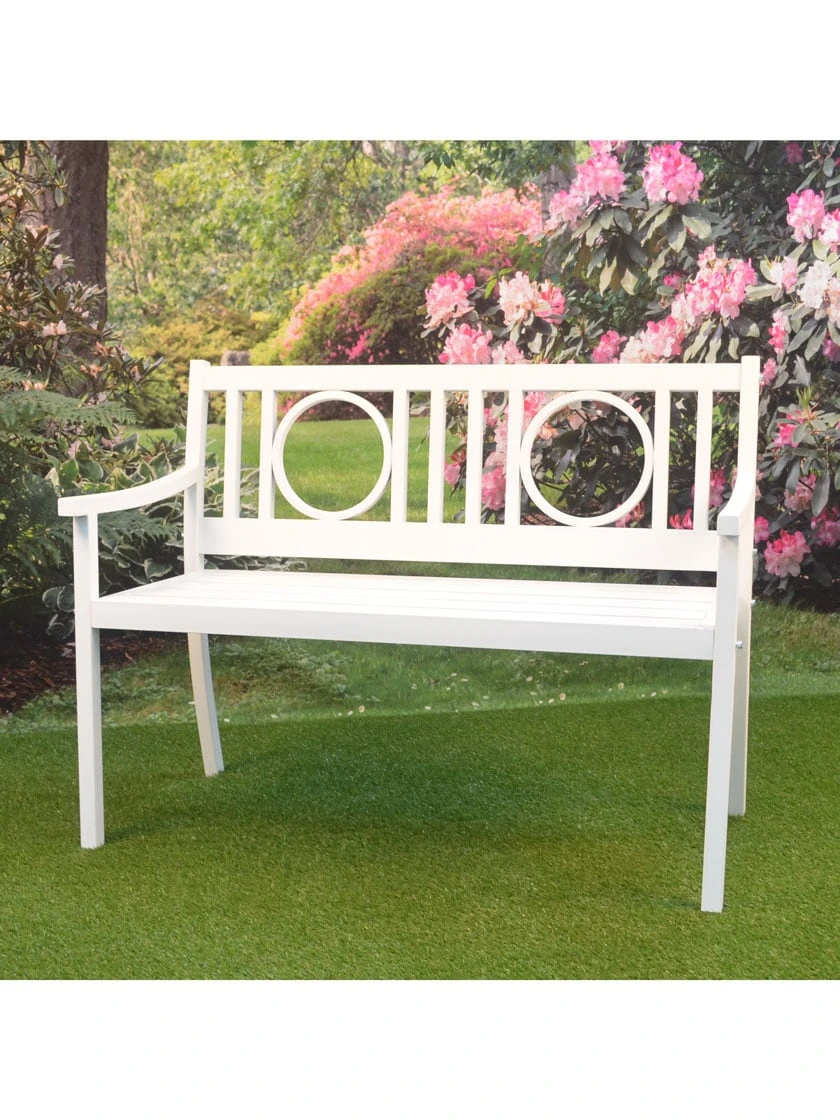 Gramercy Outdoor Metal Bench - Image 5