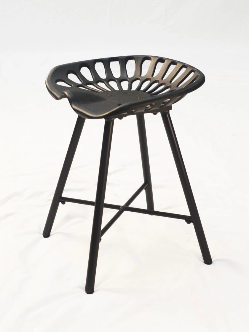 Rustic Dylan Stationary Tractor Seat Stool - Image 4