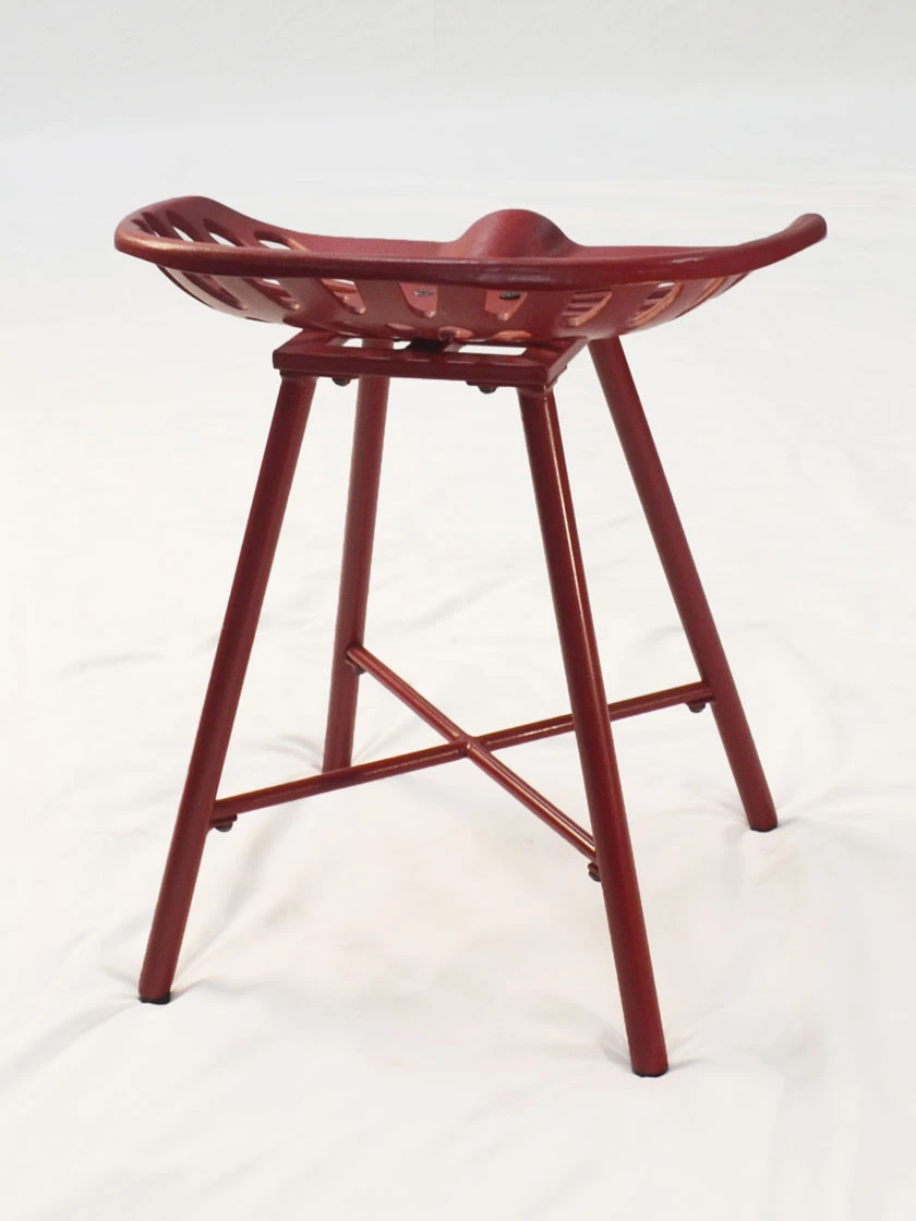 Rustic Dylan Stationary Tractor Seat Stool - Image 9