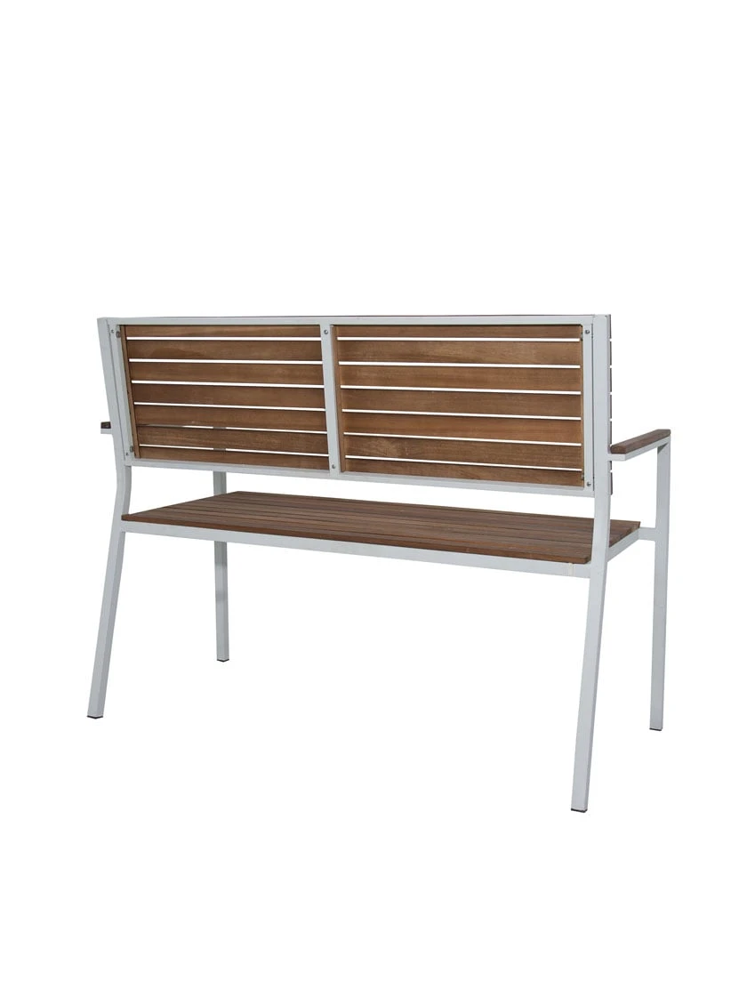 Braylee Metal And Wood Garden Bench - Image 4
