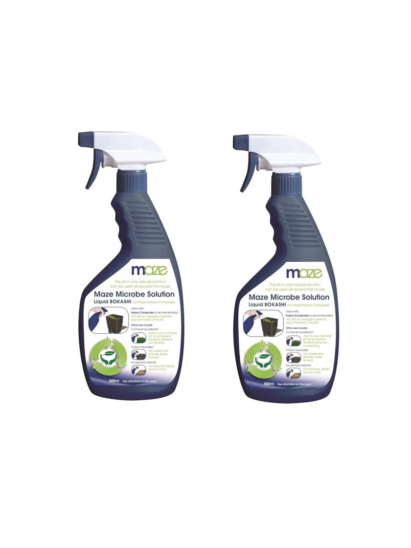 Maze Liquid Bokashi Spray Bottles, 2 Pack