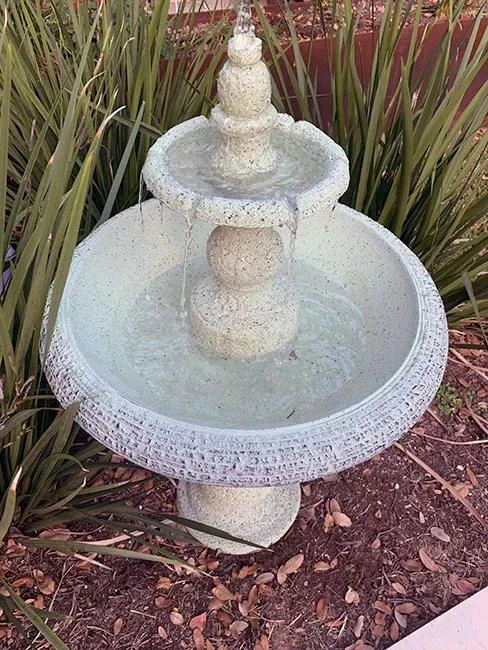 Exaco Enduro Clay Tiered Fountain - Image 4