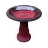 Exaco Enduro Clay Scroll Vine Birdbath