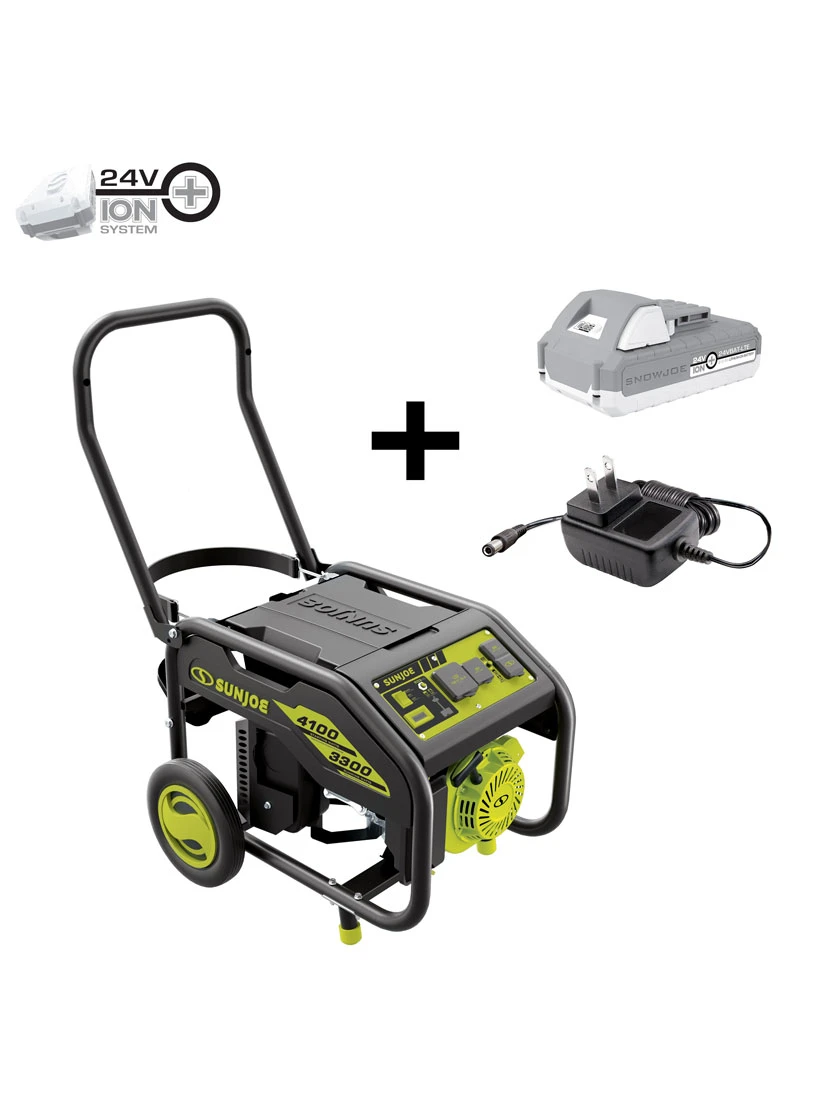Sun Joe® 4,100/3,300-Running Watt Propane Powered Portable Generator W/24VBattery Starter - Image 3