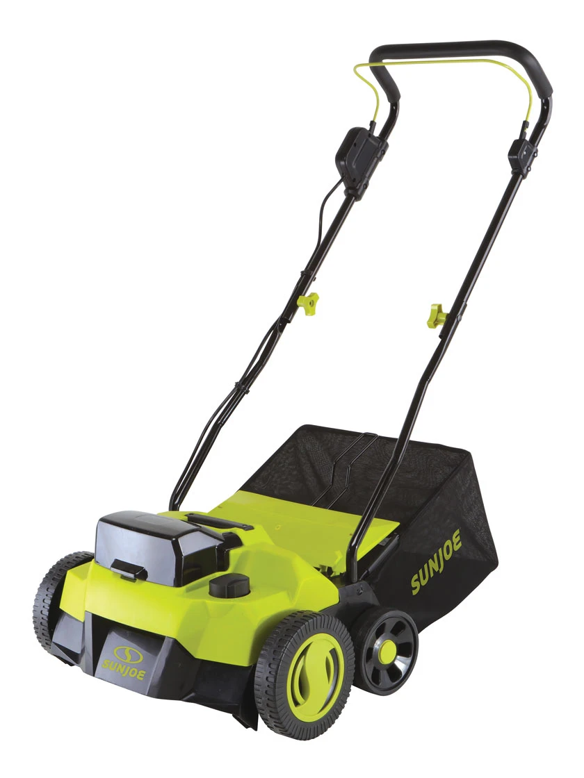 Sun Joe® 48V ION+ Cordless 15-Inch 5-Position Walk-Behind Lawn Dethatcher