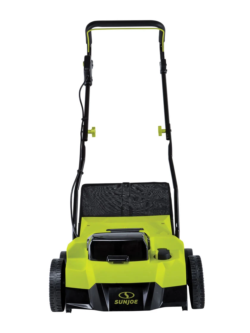 Sun Joe® 48V ION+ Cordless 15-Inch 5-Position Walk-Behind Lawn Dethatcher - Image 4
