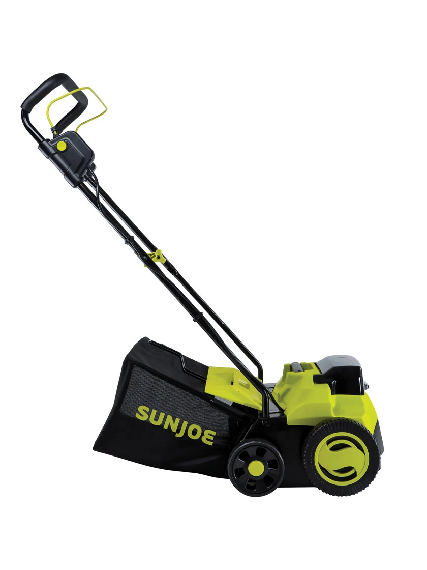 Sun Joe® 48V ION+ Cordless 15-Inch 5-Position Walk-Behind Lawn Dethatcher - Image 5