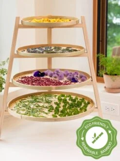 Bamboo Herb Drying Rack