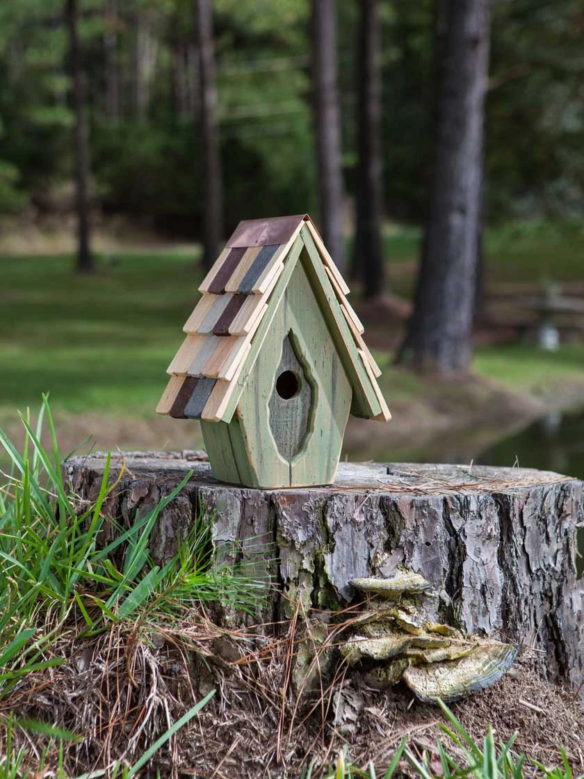 Vintage Wren Bird House - Image 4