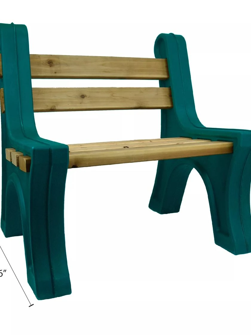 Custom Length Lightweight Indoor Or Outdoor Bench Ends - Image 5