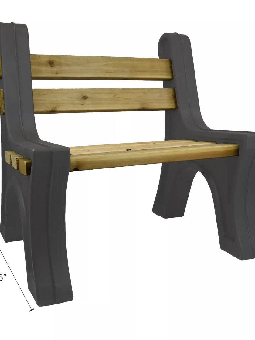 Custom Length Lightweight Indoor Or Outdoor Bench Ends - Image 7