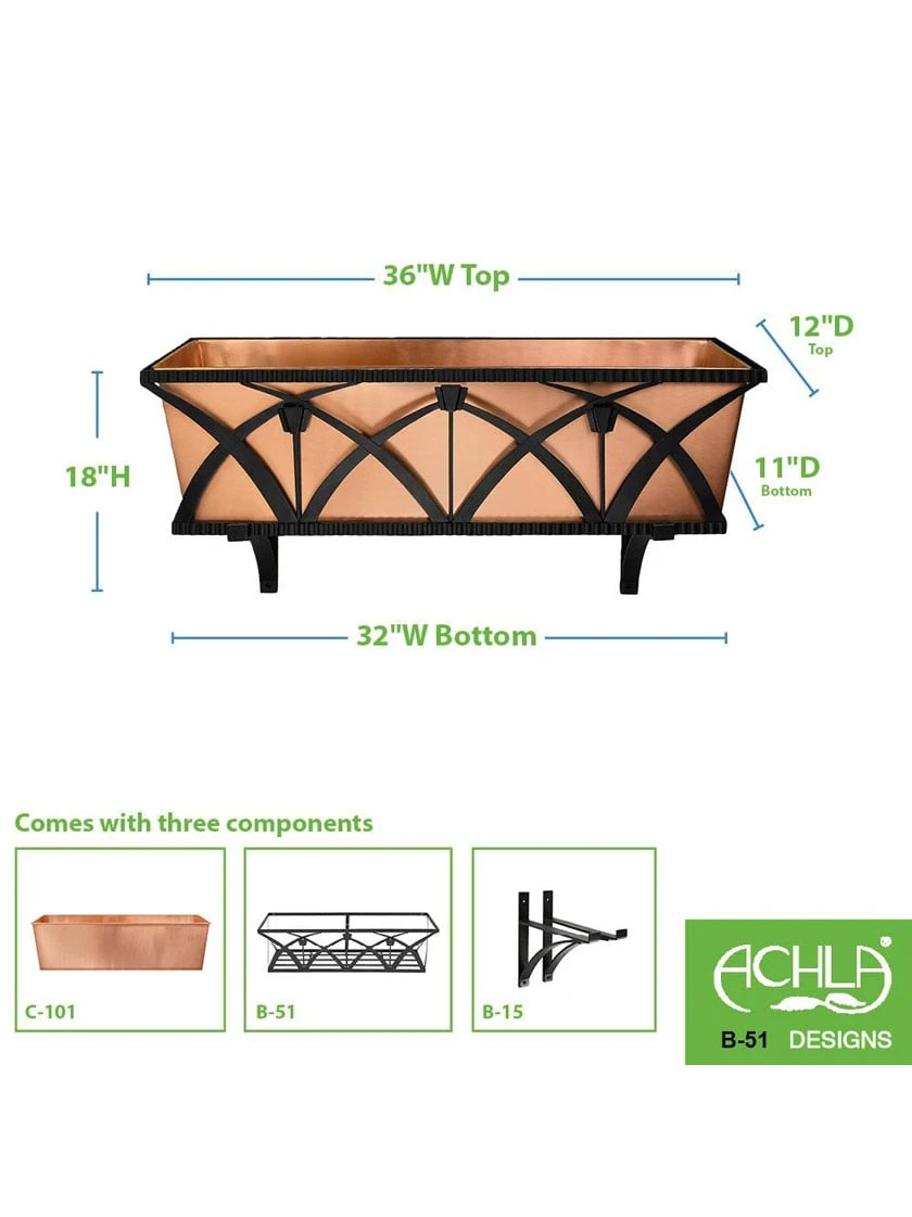 Achla Designs Rockwood Window Box - Image 6