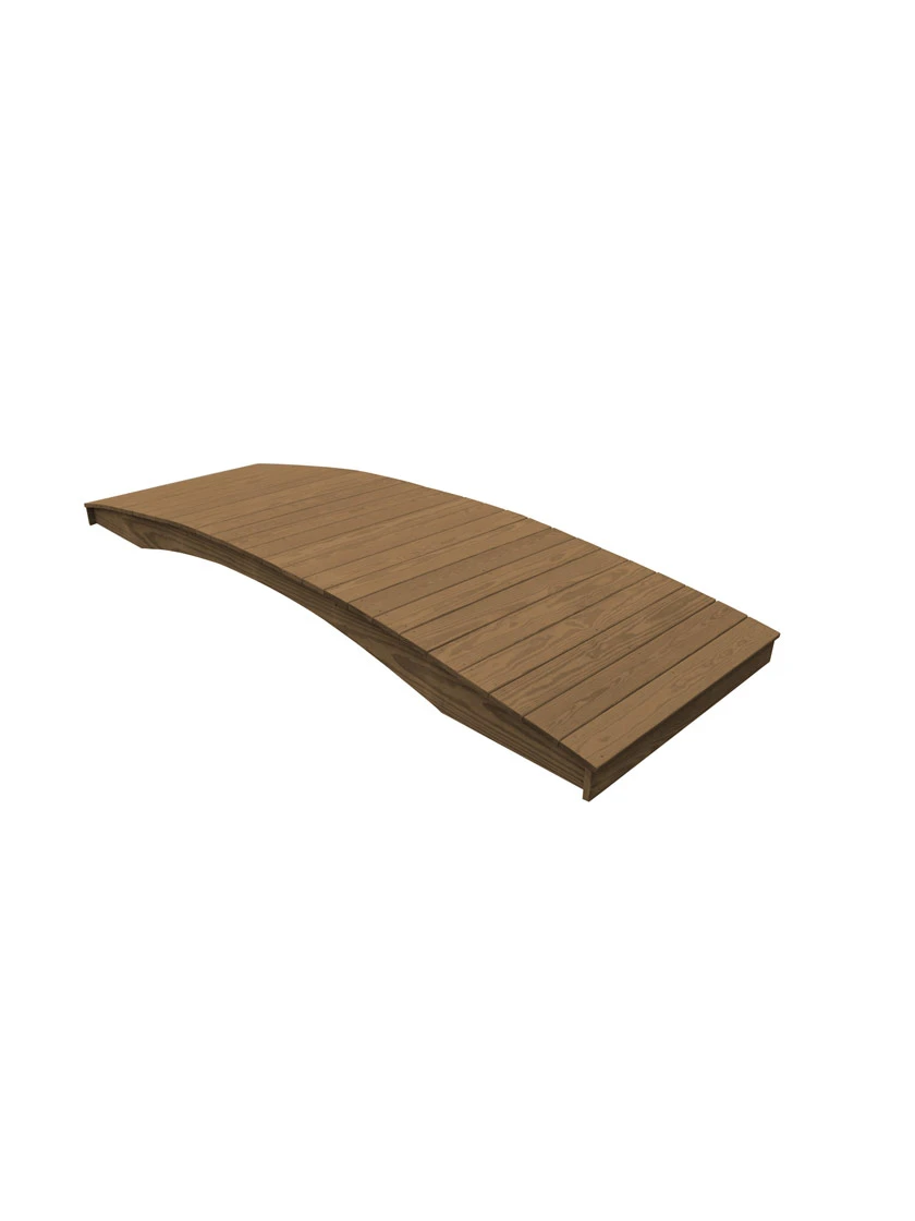 Plank Garden Bridge Finished 4' X 12'