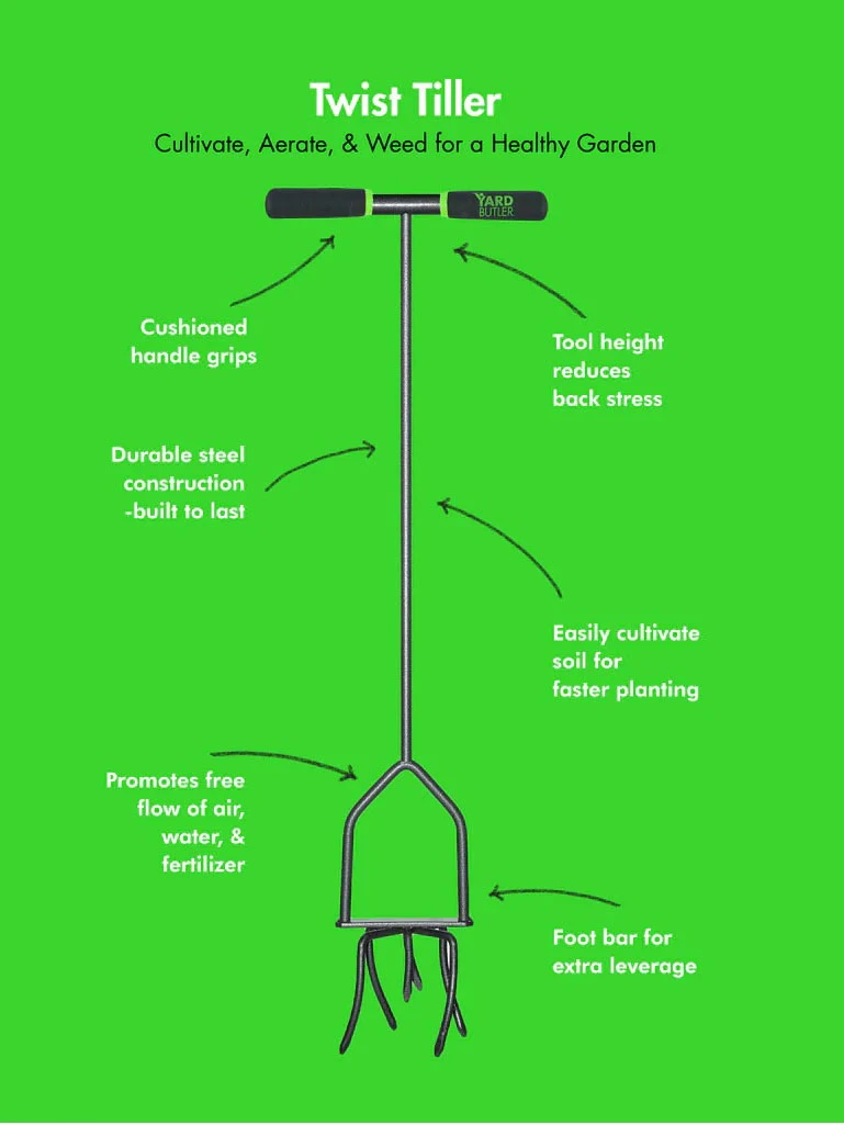 Yard Butler® Twist Tiller - Image 3
