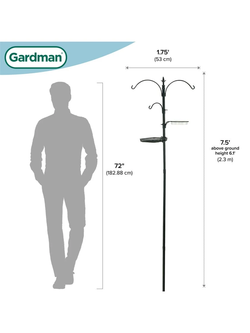 Gardman® Antique Finish Bird Feeding Station - Image 7