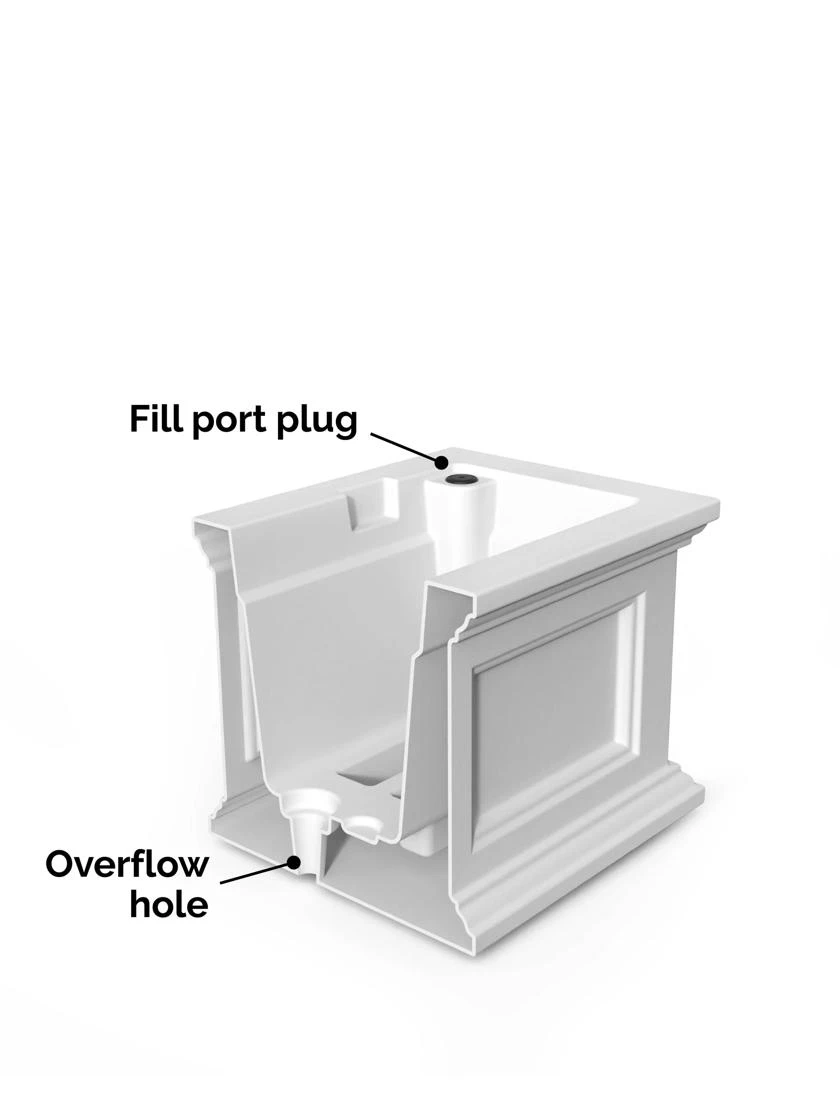 Fairfield Self-Watering Window Box, 2’ - Image 8