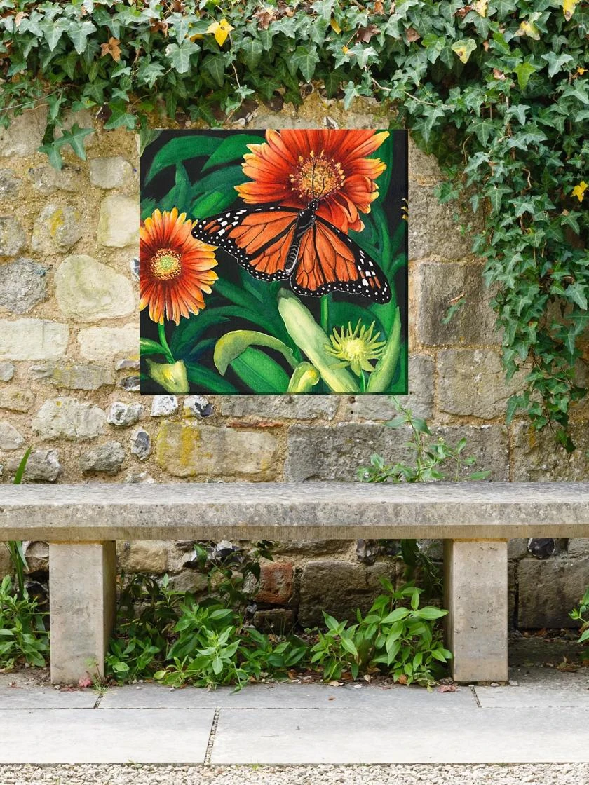 Monarch Outdoor Wall Art - Image 2