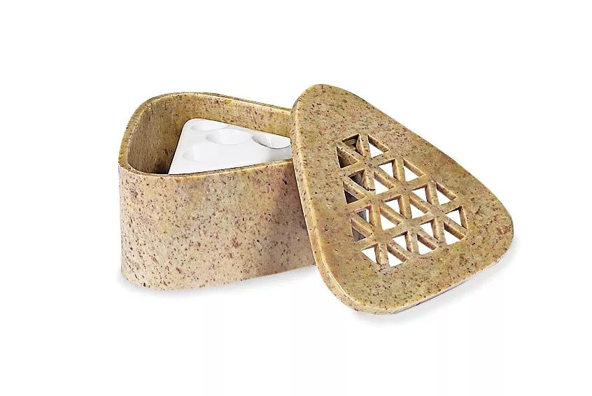 Soapstone Box With Two Fruit Fly Traps - Image 5