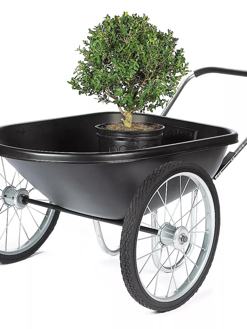 Poly-Tough Cart: A Two-Wheel Wheelbarrow - Image 2